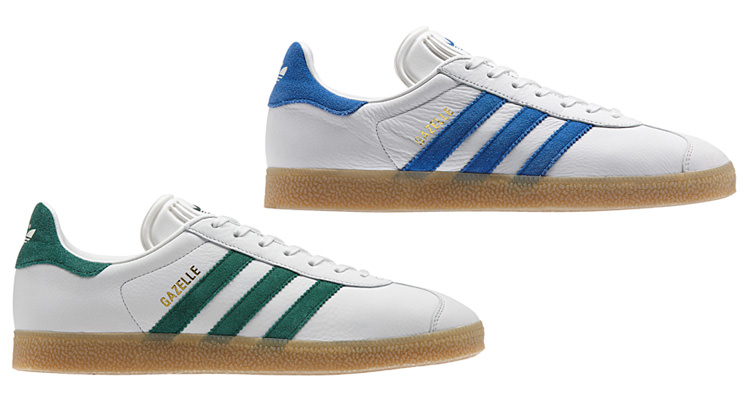 Goatskin Lining & Tumbled Leather Class up the adidas Gazelle