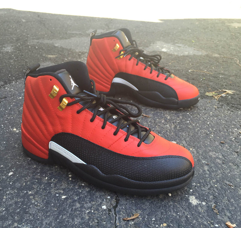 Air Jordan 12 "Reverse Flu Game" Custom by Malcolm Garret & Elite Touch Ups