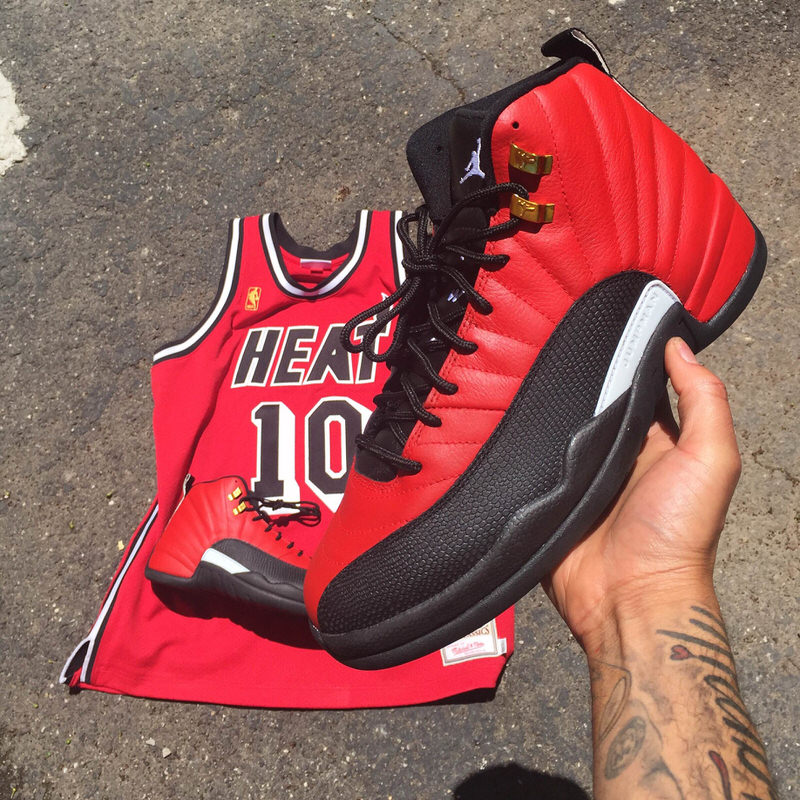 Air Jordan 12 "Reverse Flu Game" Custom by Malcolm Garret & Elite Touch Ups