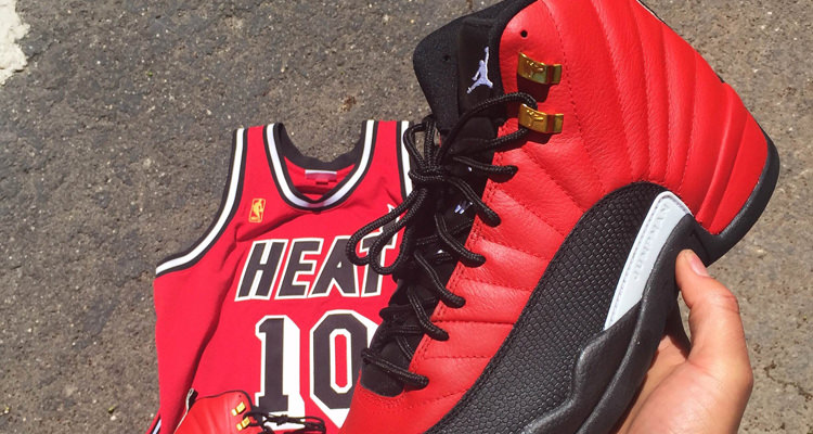 Air Jordan 12 "Reverse Flu Game" Custom by Malcolm Garret & Elite Touch Ups