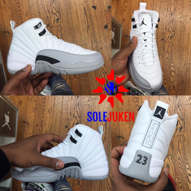 Air Jordan 12 White/Grey