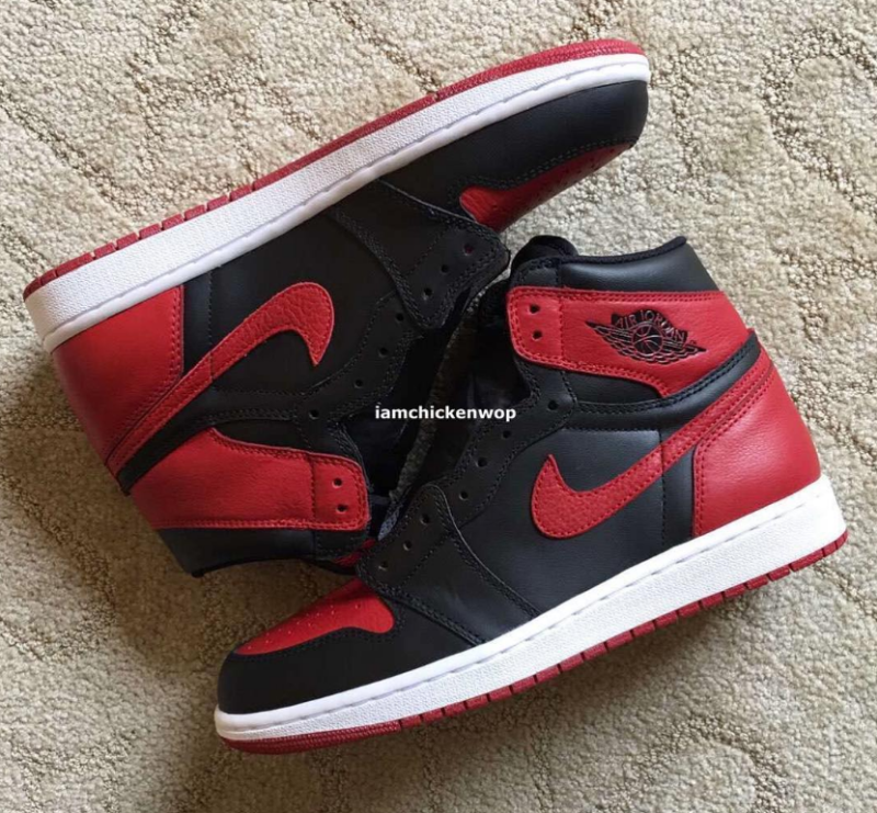 Air Jordan 1 High Black Red