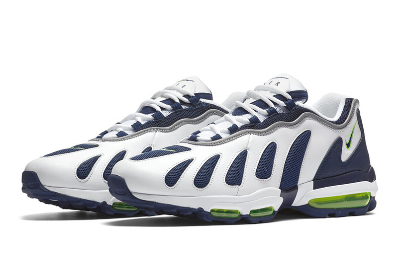 Nike Air Max 96 White/Navy-Neon