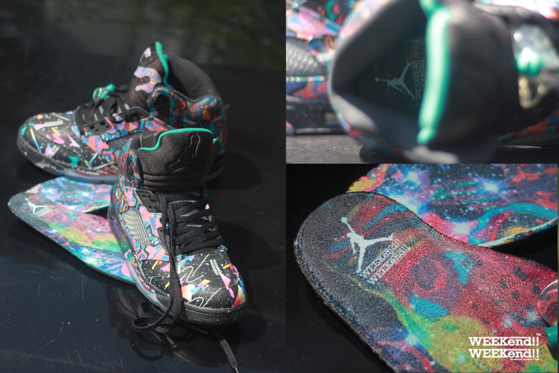 Air Jordan 5 "Fresh Prince II" Custom by Rocket Boy Nift