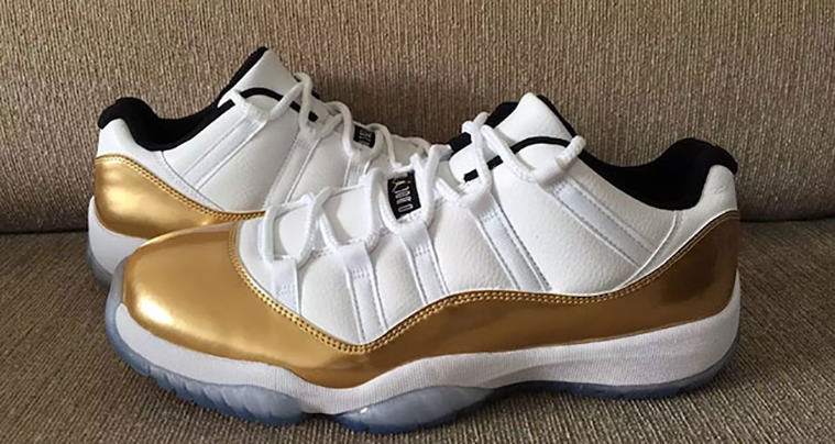 Air Jordan 11 Low GS Gold