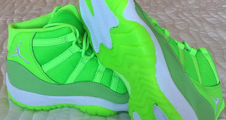 Air Jordan 11 Neon Green PE