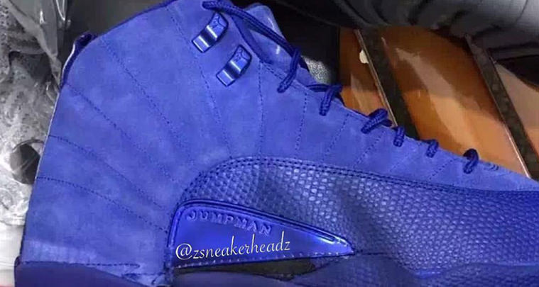 Air Jordan 12 Blue Suede