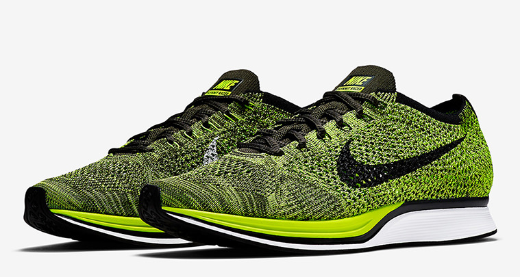 Nike Flyknit Racer Volt/Black