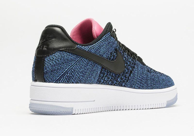 Nike Air Force 1 Flyknit Low Deep Royal Blue/Digital Pink