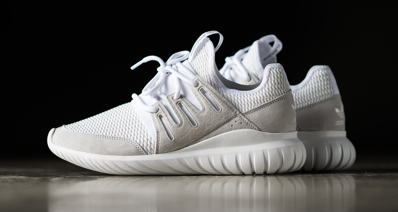 adidas Tubular Radial White/Light Grey