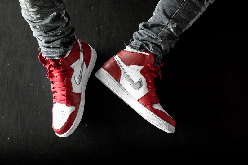 Air Jordan 1 High Gym Red/Metallic Silver