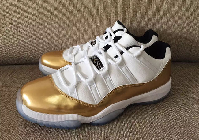 Air Jordan 11 Low GS Gold