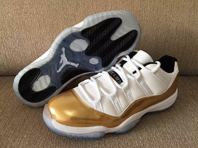 Air Jordan 11 Low GS Gold