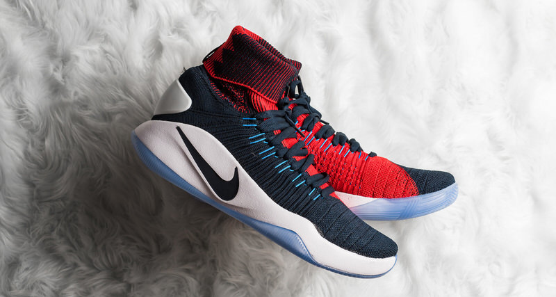 Nike Hyperdunk 2016 Elite Dark Obsidian/Bright Crimson