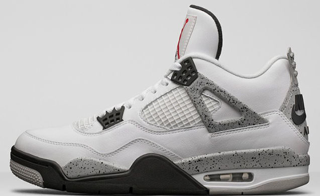 Air Jordan 4 White Cement