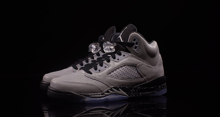 Air Jordan 5 GS Wolf Grey/Black