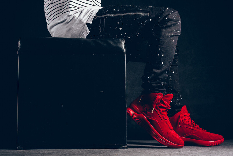 Under Armour Curry Lux Red Suede