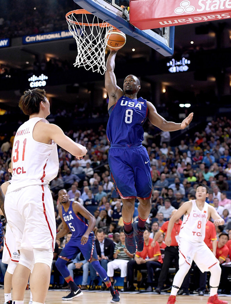 Harrison Barnes adidas Crazy Bounce 2016 Olympics shoes USA 5