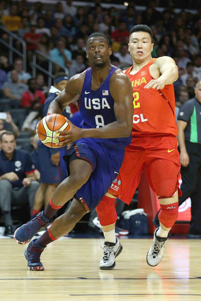 Harrison Barnes adidas Crazy Bounce 2016 Olympics shoes USA 9