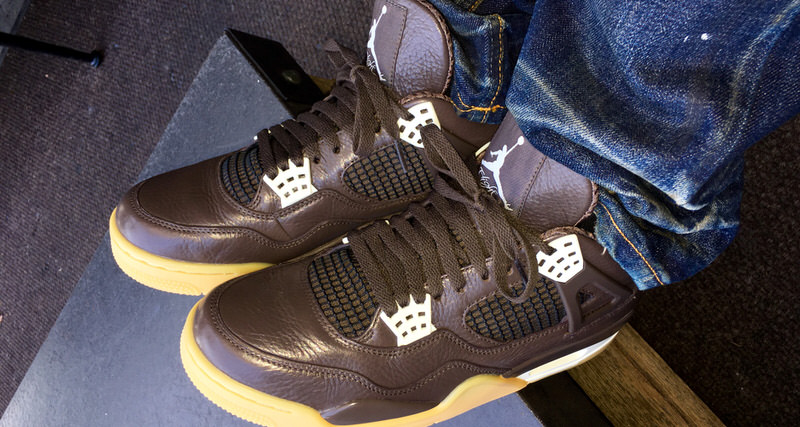 Anthony Hamilton Debuts "Chocolate" Air Jordan 4 PE