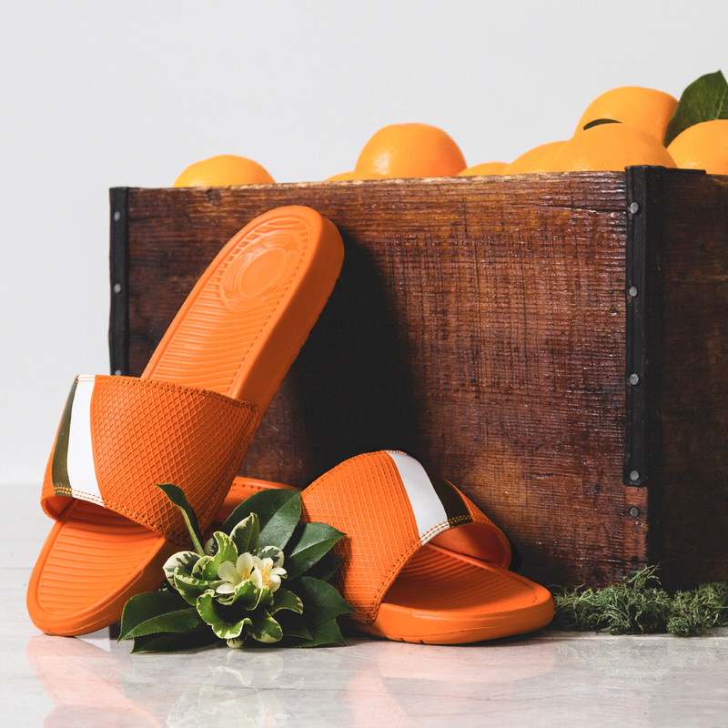 SANDALBOYZ "Orange" Slides