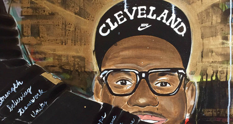 LeBron Knows Painting by Shannon Favia