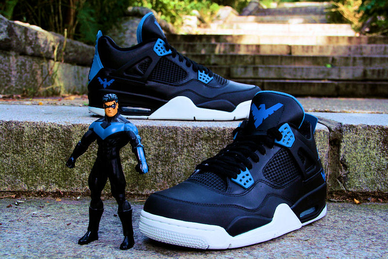 Air Jordan 4 "Nightwing" Custom by Ecentrik Artistry