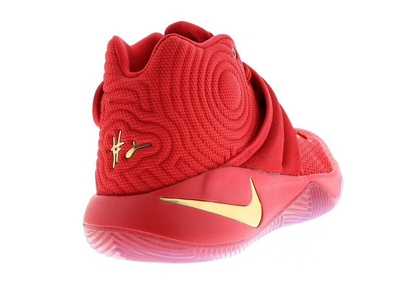 Nike Kyrie 2 Gold Swoosh