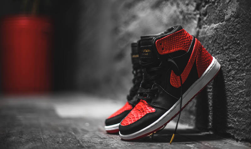 Air Jordan 1 "Exotic Banned" Custom by The Shoe Surgeon