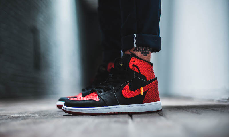 Air Jordan 1 "Exotic Banned" Custom by The Shoe Surgeon