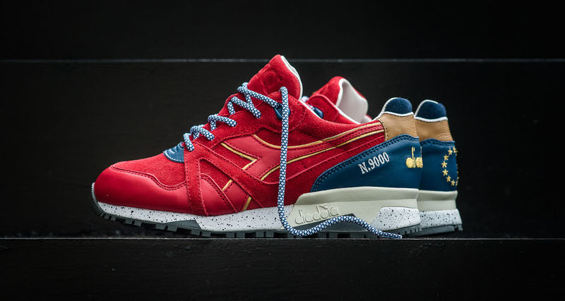 UBIQ x Diadora N.9000 "Red Ribbon"