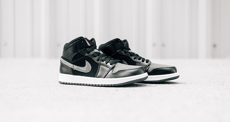 Air Jordan 1 Mid Winter Black/Dark Grey