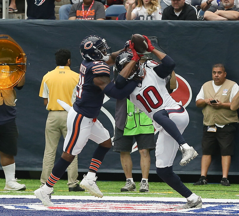 DeAndre Hopkins in the adidas Yeezy Boost 350 "Turtle Dove" Cleats