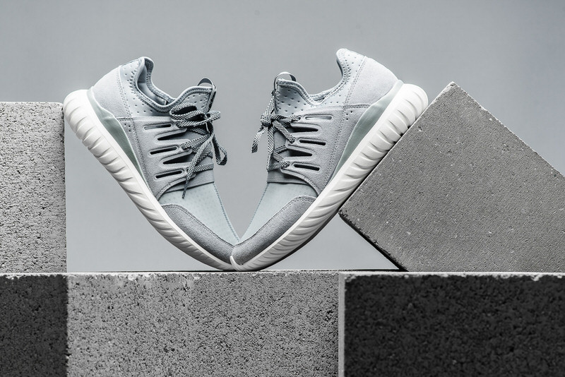 adidas Tubular Radial Light Grey/Vintage White