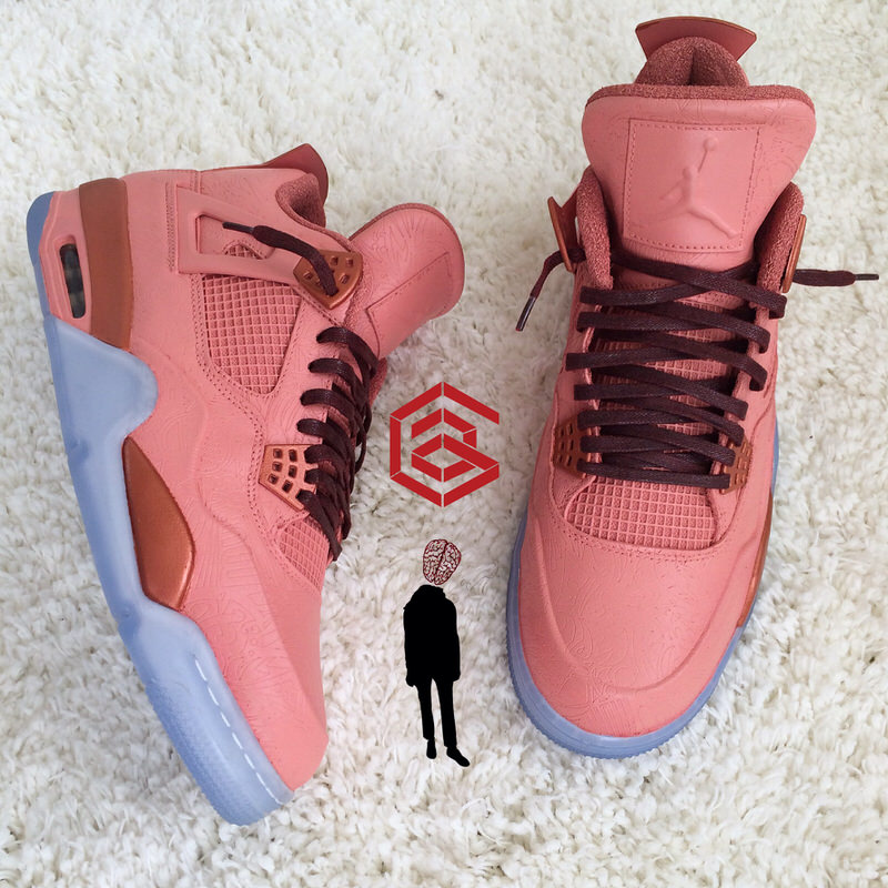 Air Jordan 4 "Luxury Laser" Custom by Shaquon Humphrey