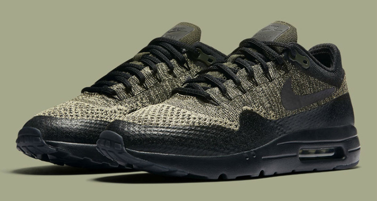 Nike Air Max 1 Ultra Flyknit Olive/Black