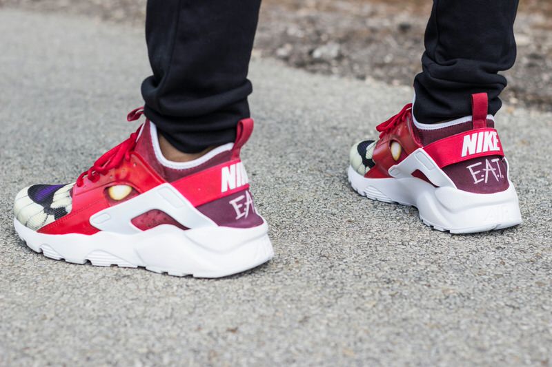 Nike Air Huarache Ultra "Red Hulk" Custom by Bago Customs