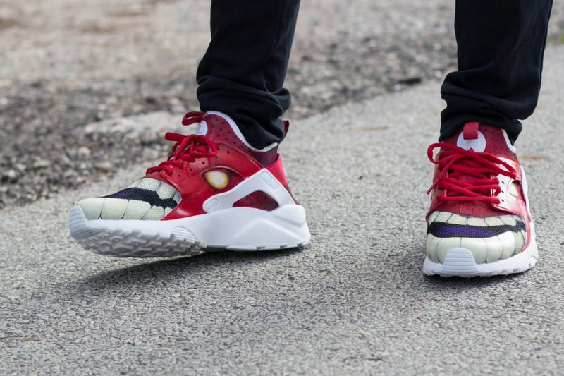 Nike Air Huarache Ultra "Red Hulk" Custom by Bago Customs