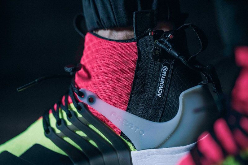 ACRONYM x Nike Air Presto Mid Neon