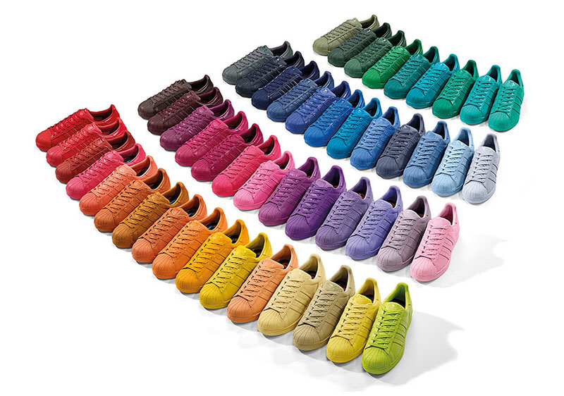 Pharrell x adidas Originals Superstar Supercolor Pack