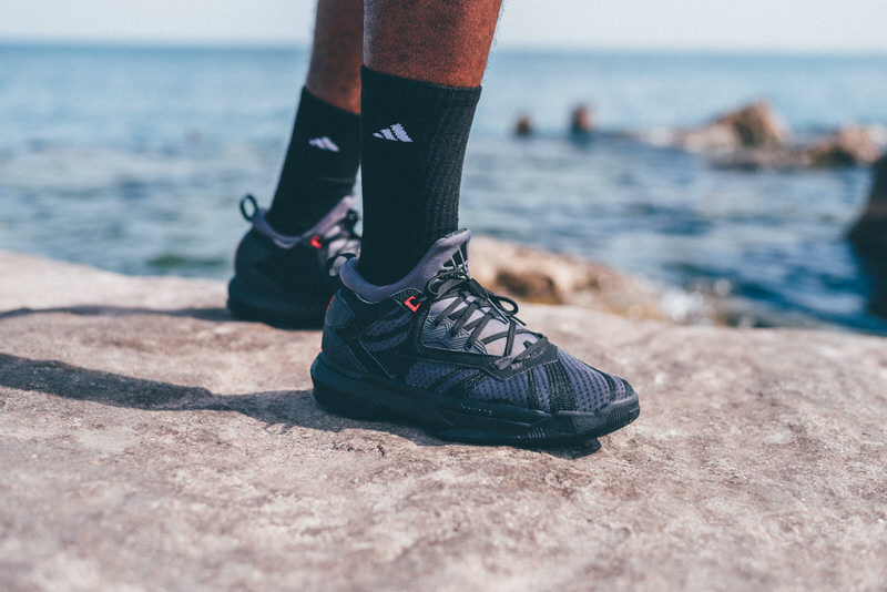 adidas D Lillard 2 Shark Black 