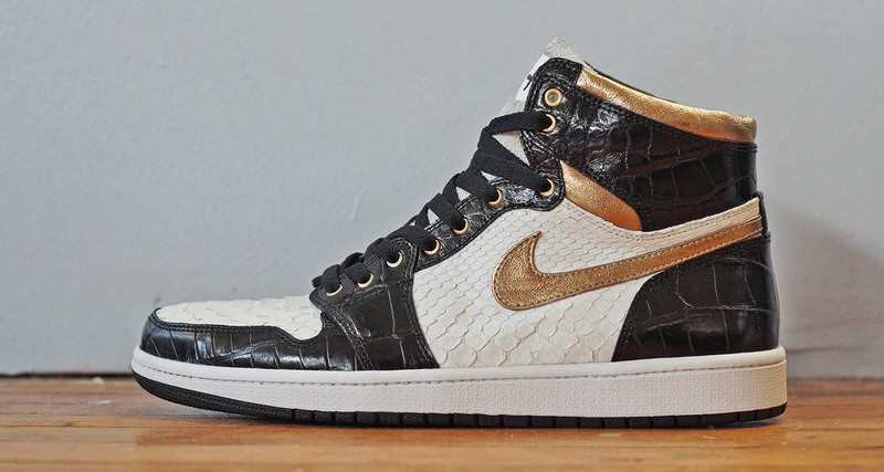 Air Jordan 1 "Alligator & Python" Custom by JBF Customs