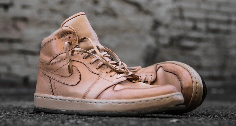 Air Jordan 1 "Worn Veg Tan" Custom by The Shoe Surgeon