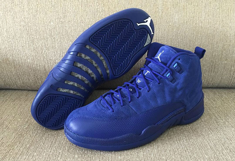 Air Jordan 12 Blue Suede