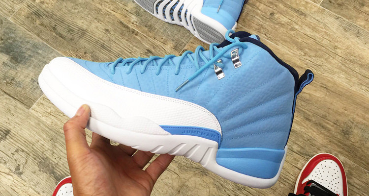 Air Jordan 12 "UNC" Custom by Malcolm Garret