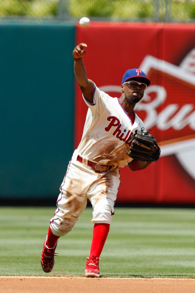 Jimmy Rollins in his Air Jordan 11 PE (photo by Brian Garfinkel/Getty Images via Zimbio)