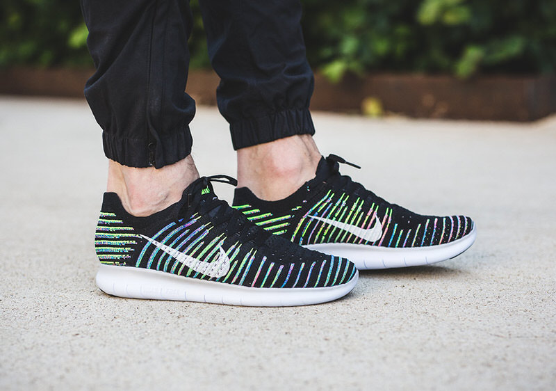 Nike Free Run Flyknit Multicolor