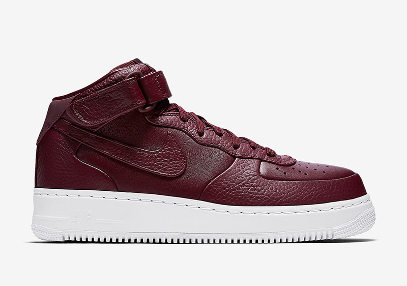 NikeLab Air Force 1 Mid Deep Garnett 