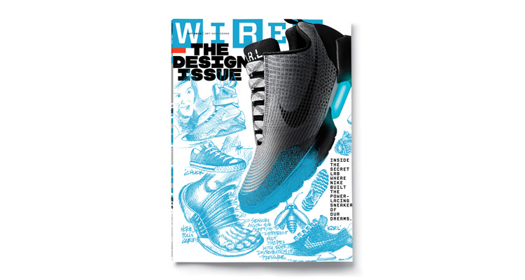 Power-Lacing Nike HyperAdapt Covers WIRED Magazine