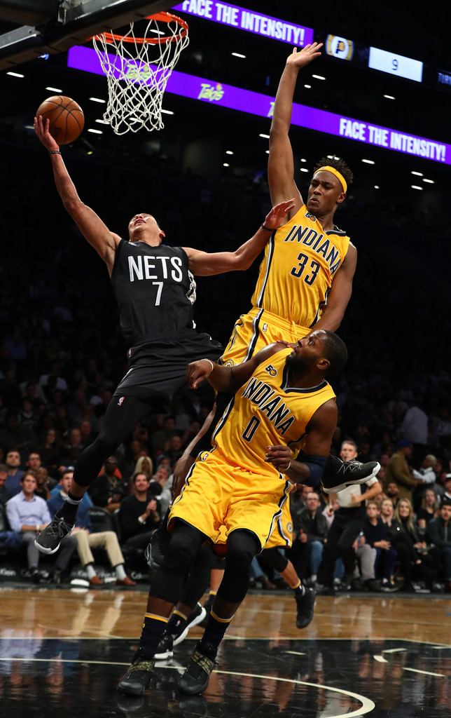 C.J. Miles (bottom) in a Nike Kyrie 2 iD